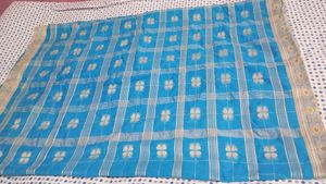 Beautiful Blue Saree with Elegant Border