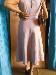 🤌🌸Elegant Pink A-Line Dress🤌🌸