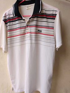 Fila Golf Striped Polo Shirt