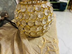 Decorative Crystal akhand diya