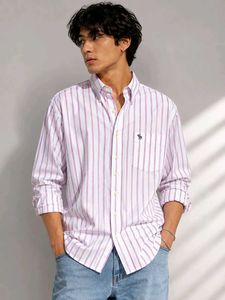Classic Striped Button-Down Shirt