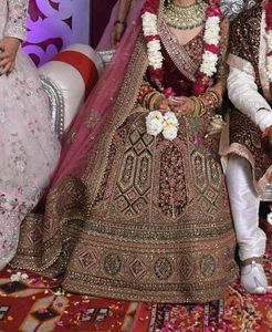 Beautiful Multicolour Bridal Lehnga
