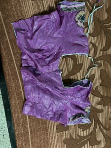 Embroidered Net Saree