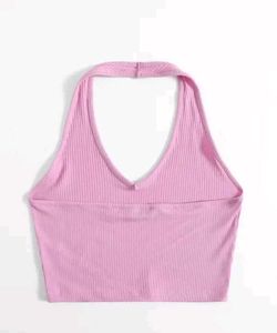 Pink Halter Top