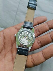 hmt janta numbr Classic Red Dial Watch with Black