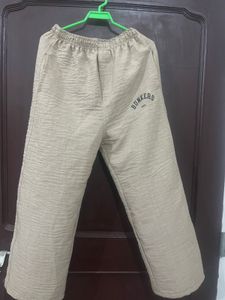 Stylish Beige Textured trousers