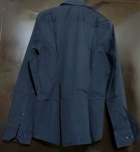 Navy Blue Formal Shirt For Boy &amp; Men 38 Chest