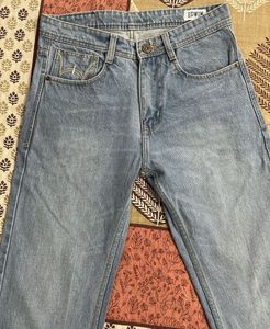 Classic Light Wash Denim Jeans