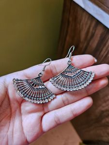 Silver Oxidised Earring Combo