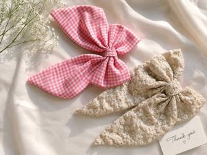 Set of 2 Large Bow Hair Clips