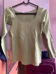 Lime Green Ribbed Tank Top