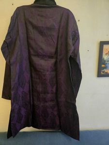 Men's Purple Indo western Ethnic Kurta set