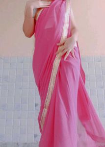 Elegant Pink Saree