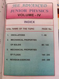 Narayana Physics JEE Advanced Books