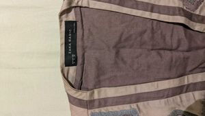 Zara Basic Embroidered Vest