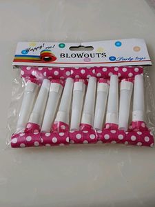 Party Polka Blowouts-set Of 2(20 Total)
