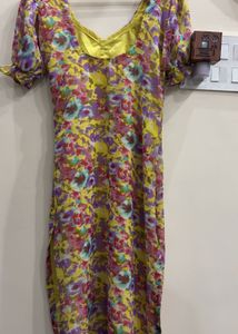 Vibrant Floral Kurta Set