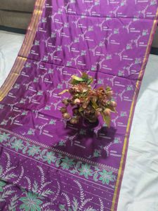 Banarasi Soft silk patta print