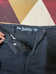 B1G1 Black Denim Mini Skirt