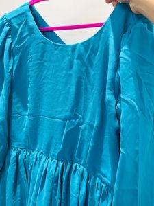Elegant Blue Ethnic Gown
