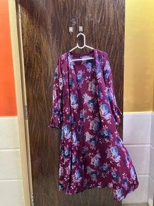 34 bust Floral Print shrug
