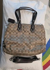 Coach Monogram Shoulder Bag