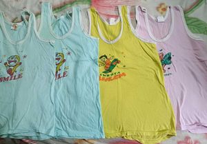 Kids baniyan Bundle - Cartoon Prints