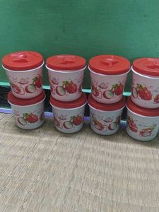 Plastic Container  Unused Pack Of 8