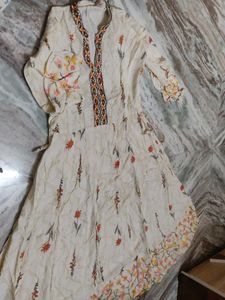 Floral Embroidered Anarkali