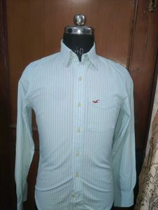 Hollister Striped Button-Down Shirt