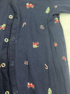 Baby Navy Blue Romper