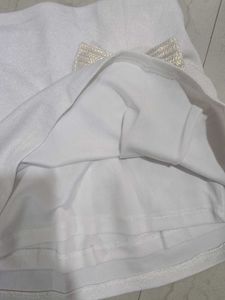 Sparkling White Skirt and Top Set