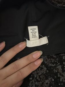 Sparkly Black Sequined Pants