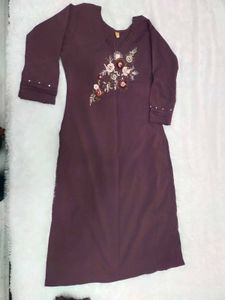 three piece straight kurta set