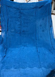 New Elegant Blue Embroidered  handwork Kurta Set