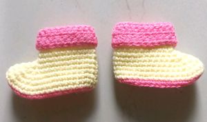 Newborn Baby Woolen Shoes