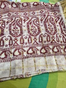 Beige Colour Sari