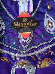 Purple Indian Ethnic Dress for Girls