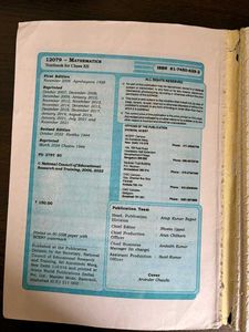 Mathematics Textbook Class XII Part II