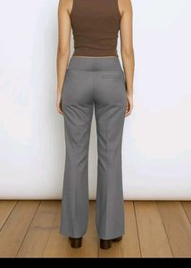 Dark Grey Bootcut Trousers