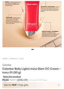 Colorbar Insta Glam CC Cream