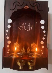 Wooden Pooja Mandir Home Decor