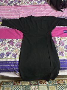 Classic Black Midi Dress