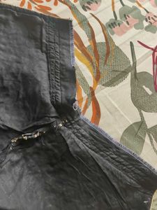 Embroidered Black Blouse