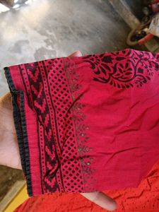 Maroon Polka Dot Kurta