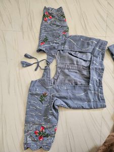 Elegant Grey Lehenga Choli Set