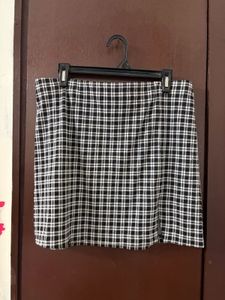 Checkered Mini Skirt