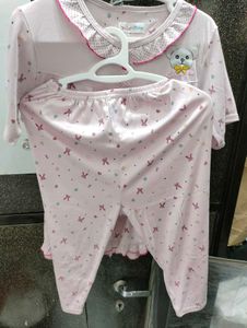 Cute Pink Teddy Bear Nightgown