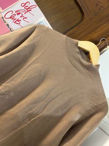 Cozy Mock Neck 3/4 Sleeve Sweater