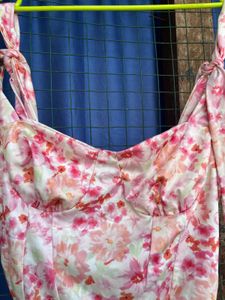 Floral Print Corset Top